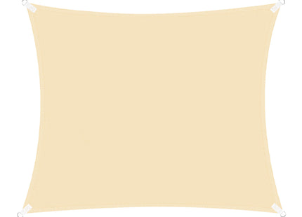 Schaduwdoek | Zonnezeil | Vierkant | 3 x 3 m | 90% Schaduw | Crème | 160 g/m2
