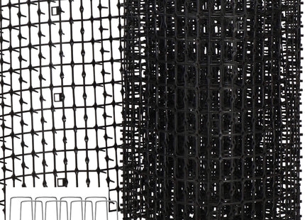 Dierwerende Mat - Katten - Vogels - Verjager - Met Ankers - Herbruikbaar - Duurzaam - 200 x 29,5 cm - Zwart