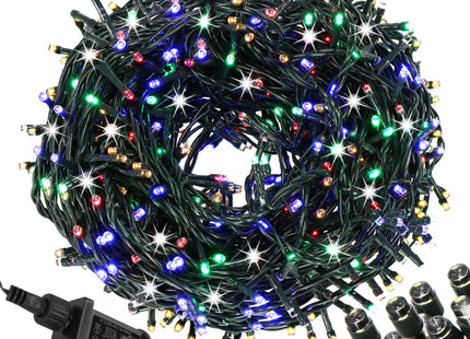 Kerstverlichting | 27,5 m | 500 LED | Multicolor + Koud Witte Flits