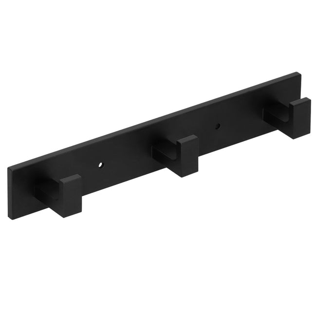 Ophanghaken | Wandhaken | Handdoekhaak | 3 Haken | Zwart