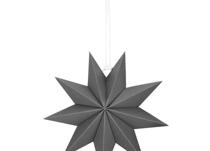 Kerst Ster | Papier | Opvouwbaar | 30 cm | Grijs