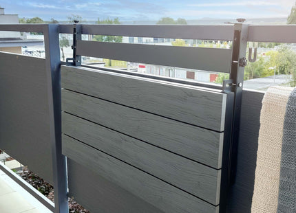 Balkontafel - Opvouwbaar - Verstelbaar - 80x37 cm - 20 KG