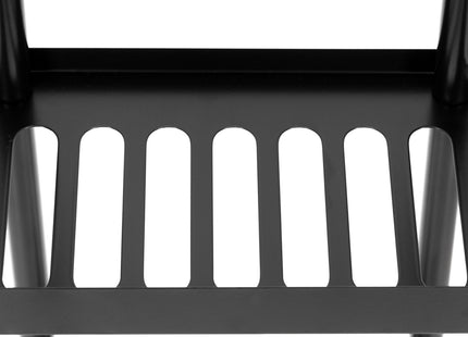 Handdoekhouder - Handdoekrek - Badkamer - Metaal - Zwart  - 77 cm