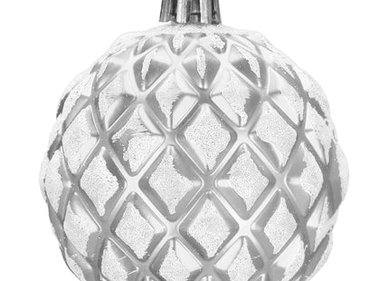 Kerstballen | 30 Stuks | 6 cm | Zilver/ Wit