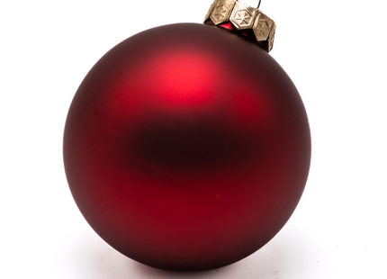 Kerstballen Glas | 8 Stuks | Mix | Glas | Mat | Glans | Rood