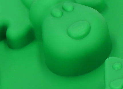 Bakvorm - Uitsteekvorm- Cakevorm - Kerst - Groen - Siliconen