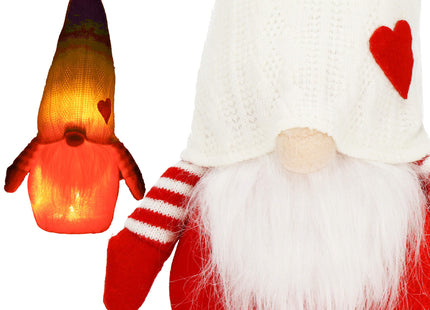 Kerstgnome | 1 Stuk | Lichtgevend | 35 cm