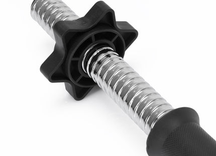 Korte Halterstang | Barbell | Chroomstaal | 45 cm | 0.5 KG | 25 MM