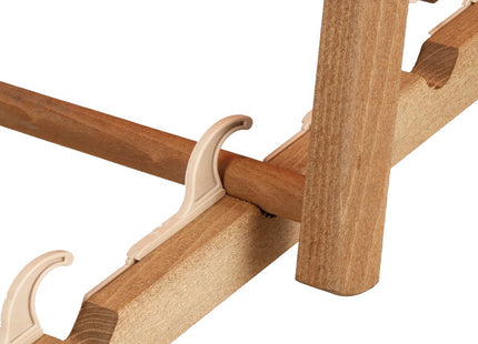 Houten Ligstoel | Strandstoel | Ligstoel | Verstelbaar | Beukenhout | Handgemaakt | Rood Wit
