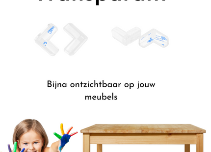 Hoekbeschermers | 10 Stuks | Hoekbeschermers Tafel | Hoekbeschermers Baby | Transparant