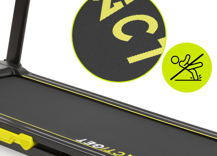 Loopband - 1-16 KM/U - Inklapbaar - Fitshow APP - Met ingebouwde Speaker ( Bluetooth ) - Afstandsbediening - Telefoonhouder - Smeerolie - 164 x 56,5  - 1,5 PK Motor