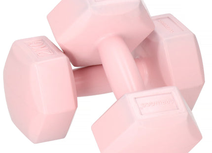 Dumbbell Set - 2 KG - Roze - Oefengewichten
