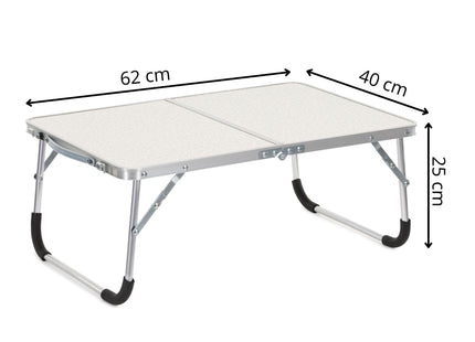 Campingtafel - Vouwtafel - Inklapbaar - Opvouwbaar - 62 x 40 x 25 - Wit