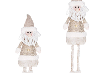 Kerstkabouter | 1 Stuk | Verstelbaar In Hoogte | Wit | 57-80 cm