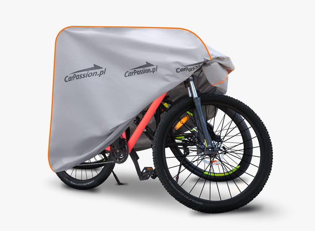 CarPassion Fietshoes Voor 2 Fietsen  - Beschermhoes - Waterdicht & Vorstbestendig -  Grijs - Universeel