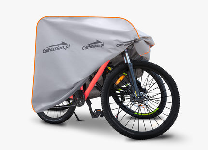 CarPassion Fietshoes Voor 2 Fietsen  - Beschermhoes - Waterdicht & Vorstbestendig -  Grijs - Universeel