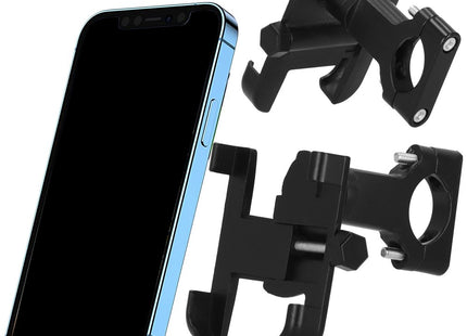 Telefoonhouder Fiets | Telefoonhouder | Fietsbevestiging 360 ° | Zwart