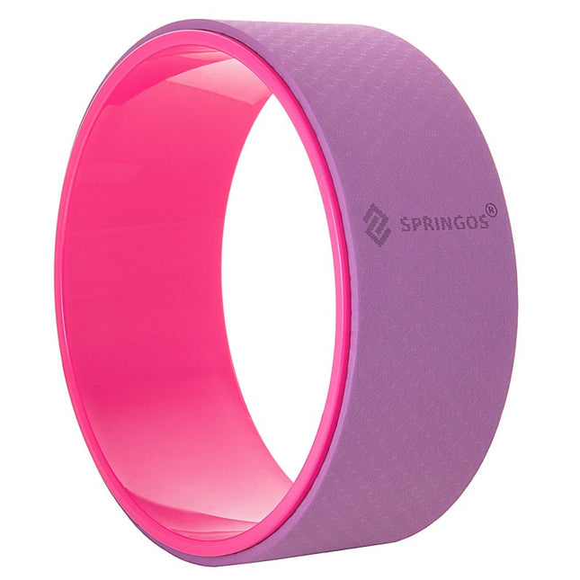 Yoga Wiel | Sport Wiel | Yoga Accesoires | 33 cm | Paars