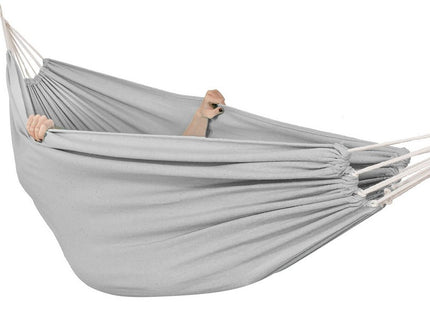 Hangmat | Extra Stevig | Inclusief Opbergtas | Lichtgrijs | 200 x 150 cm