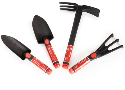 Tuingereedschapset - Tuinaccessoires - Hark - Schoffel - Schop - 4 Delig - Glasvezel