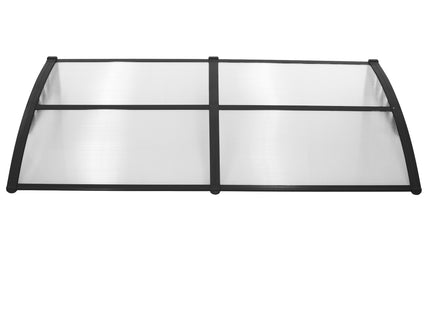 Deurluifel - Transparant - Kunststof - Uv - Bestendig - 200 x 100 cm - Zwart