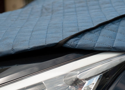 Pillow Autohoes - Beschermhoes - Waterdicht - Vorstbestendig - Maat L - 3 laags - Blauw - 425-470 Cm