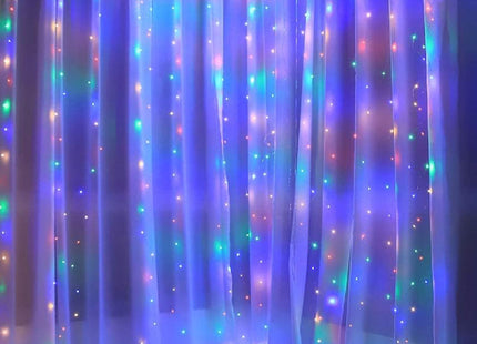 Lichtgordijn | IJspegel Verlichting | Inclusief USB En Afstandsbediening | 300 LED | 3 M | Multicolor |