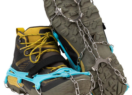 Sneeuwgripzolen - Sneeuwijzers - Spikes voor Schoenen - Anti Slip - Zilver - Zwart - 36 - 40
