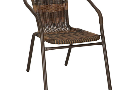 Tuinstoel | Terrasstoelen | Stapelbaar | Textileen | Bruintinten