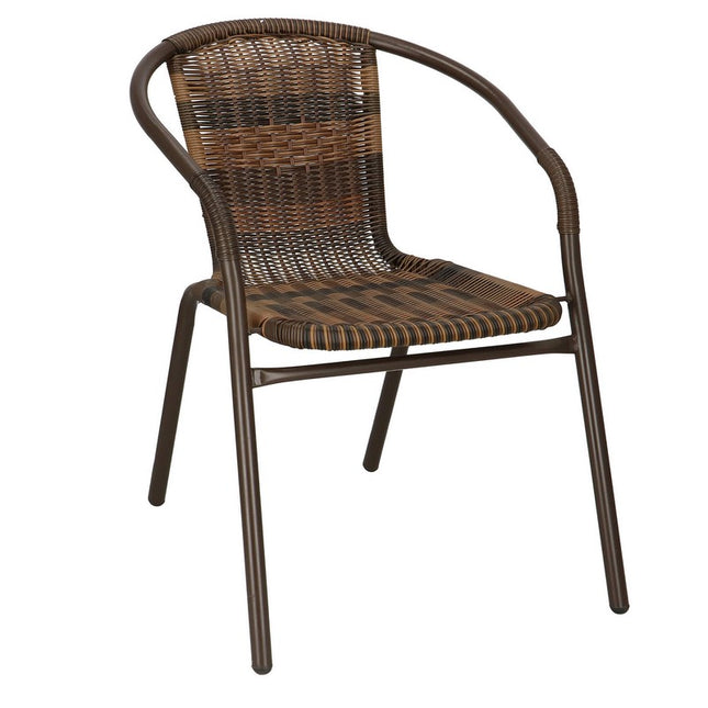 Tuinstoel | Terrasstoelen | Stapelbaar | Textileen | Bruintinten