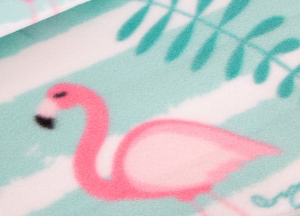 Picknickkleed | Picknickdeken | Buitenkleed | Picknick | 200 x 200 cm | Mint Gestreept Met Flamingo's