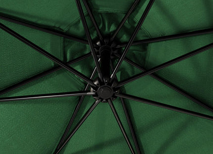 Zweef Parasol | Kantelbaar | Waterafstotend | Groen | Ø 300 cm