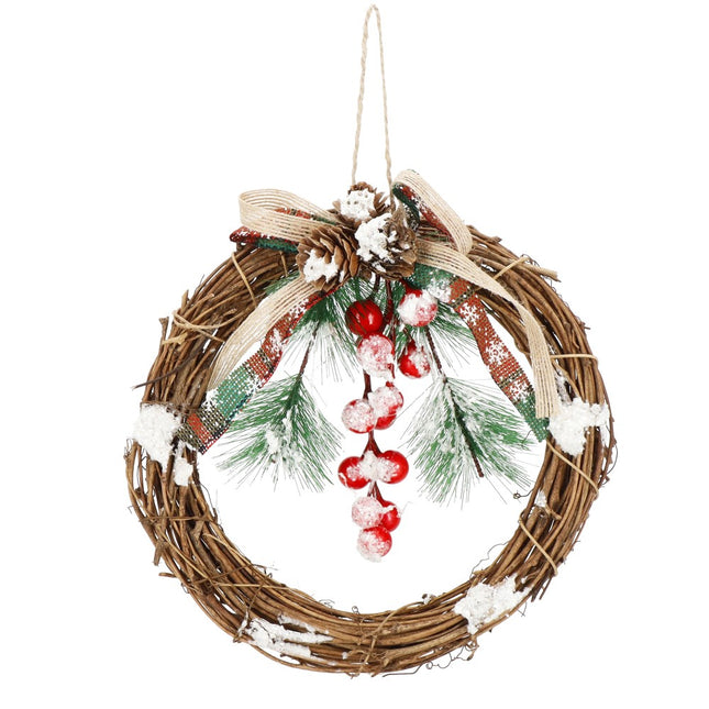 Kerstkrans | Kerst Decoratie | 20 cm