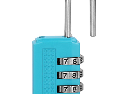 Hangslot - Slot - 3 Cijferig - Bagage - Blauw