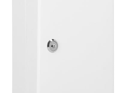 Sleutelkluis | Sleutelkast | Sleutelbox | 48 Haken | 25 x 20 x 7.5 cm | Wit