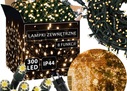 Kerstverlichting | 15 m | 300 LED | Warm Wit