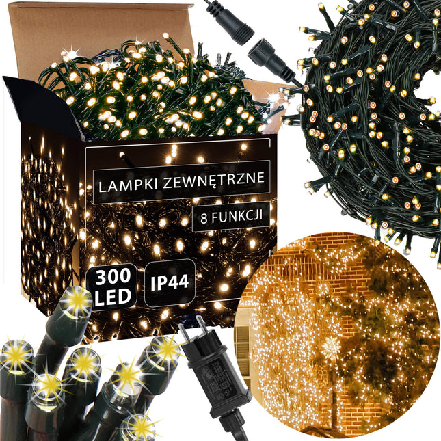 Kerstverlichting | 15 m | 300 LED | Warm Wit