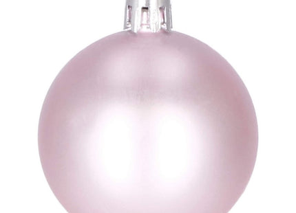 Kerstballen | 12 Stuks | 6 cm | Roze