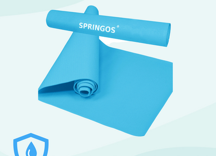 Yoga Mat | 61 x 173 x 0.4 cm | Blauw