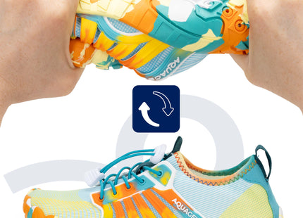 Waterschoenen - AQUA Shoes - Sneldrogend - Rubber - Unisex - Meerkleurig - Maat 38
