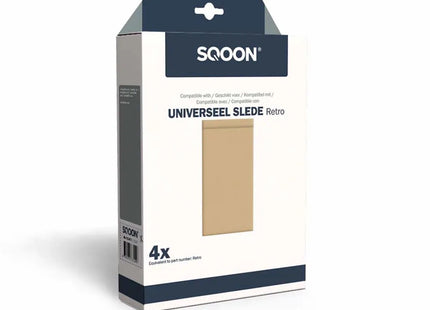 SQOON®  Stofzuigerzakken Papier Geschikt voor Diverse Retro Modellen – Duurzaam Alternatief voor Originele Stofzakken - (SQ32) - 4 Stuks