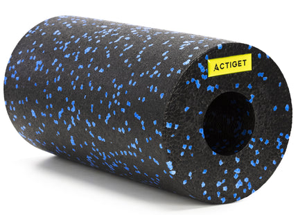 Foamroller | Foam Roller | Medium Hardheid | 29,5 cm | Zwart/Blauw