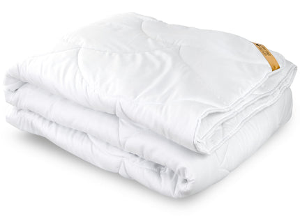 2-in-1 Dekbed - 200 x 220 cm - Wit- Dekbed zonder overtrek - Anti Allergie & Ademend - All Year Dekbed - Zomerdekbed & Winterdekbed