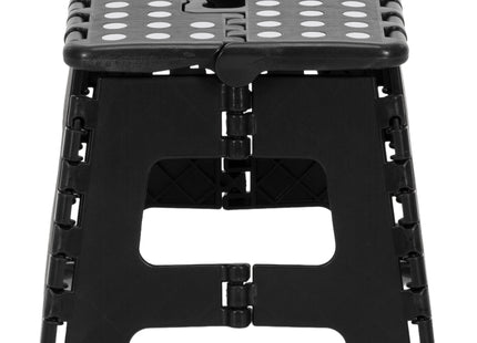 Vouwkruk - Inklapbaar - Platform - Multifunctioneel - Tot 150 Kg - 22 Cm - Zwart