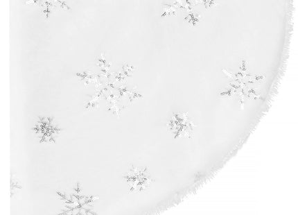Kerstboomrok | Kerstboomkleed | Kerstboomversiering | 90 cm | Wit