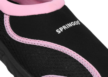 Waterschoenen - AQUA Shoes - Sneldrogend - Rubber - Unisex - Roze/Zwart - Maat 40