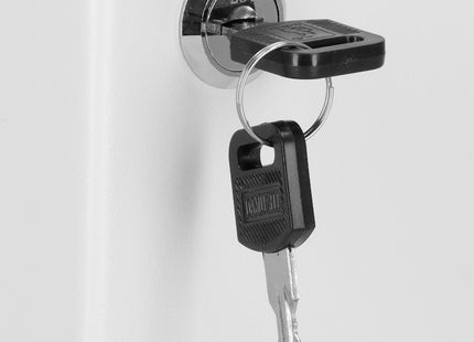 Sleutelkluis | Sleutelkast | Sleutelbox | 48 Haken | 25 x 20 x 7.5 cm | Wit
