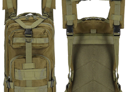 Rugzak | Backpack | Wandelrugzak | Tactical Backpack | 38 Liter | Camouflage | Groen/Bruin/Beige