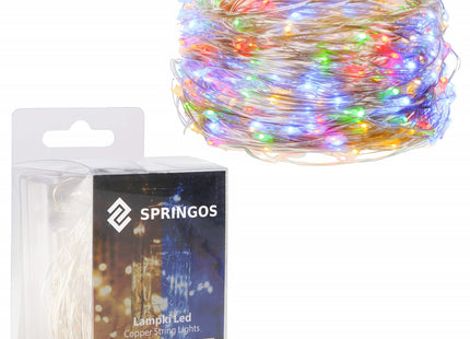 Kerstverlichting | 9.9 m | Batterij  | 100 LED | Multicolor