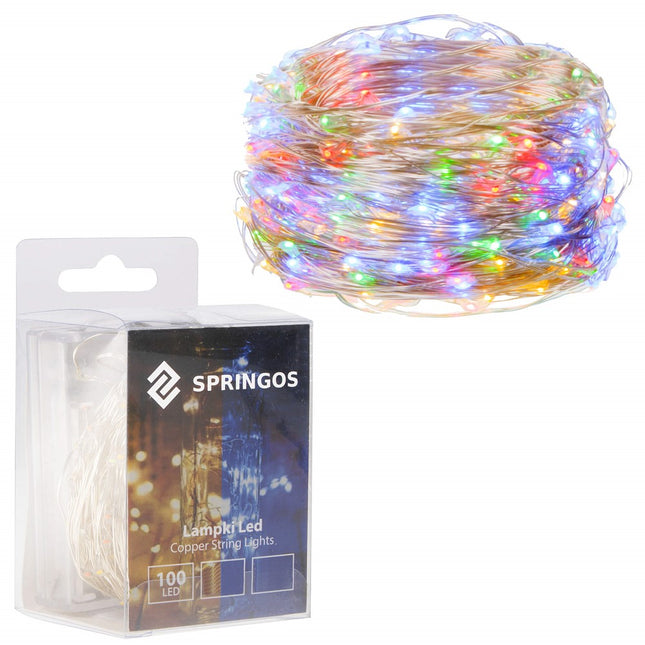 Kerstverlichting | 9.9 m | Batterij  | 100 LED | Multicolor